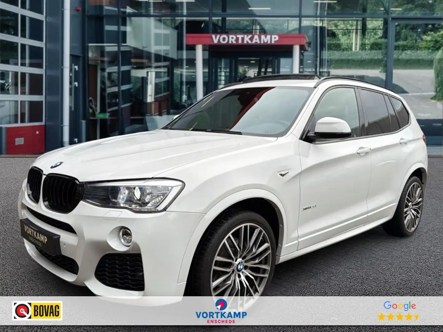 BMW X3 XDRIVE 28i M SPORT PANO-DAK/CAMERA/TREKHAAK/NAVI/C White - 1