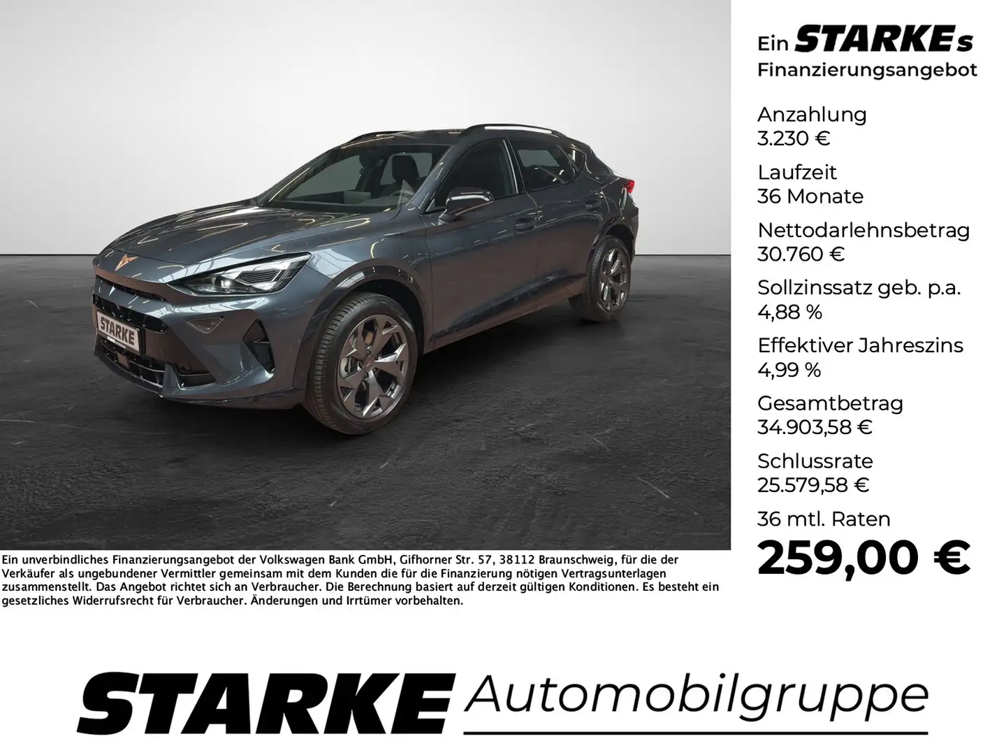 CUPRA Formentor 1.5 eTSI DSG Grau - 1