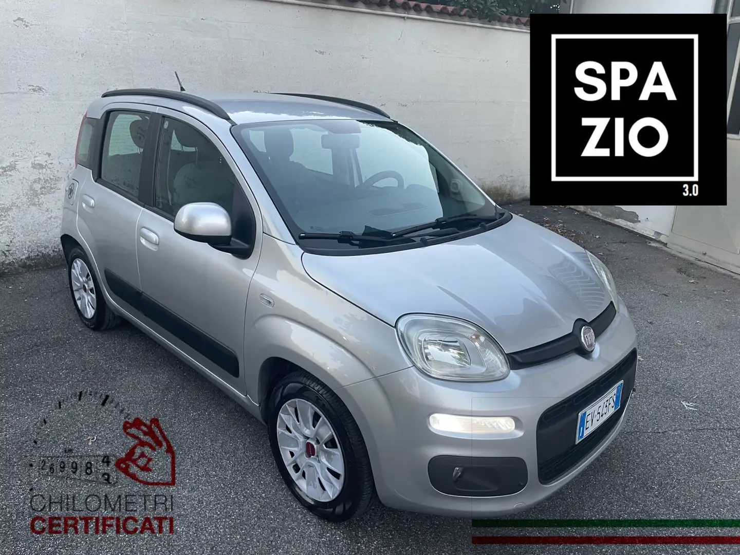 Fiat Panda 1.2 Easy 69cv Solo 56.000 km Argent - 1