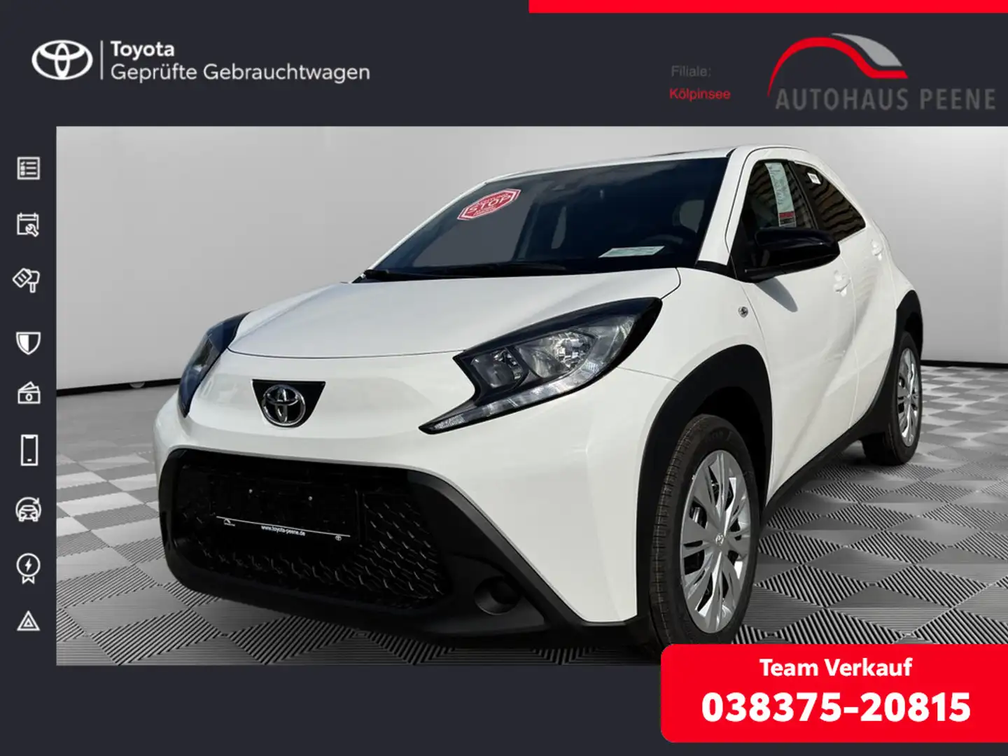 Toyota Aygo X 1.0 Business Edition SHZ KAMERA ACC Blanc - 1