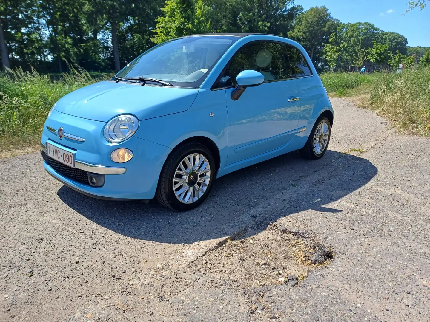 Fiat 500C 500 C 1.2 Start Blauw - 1