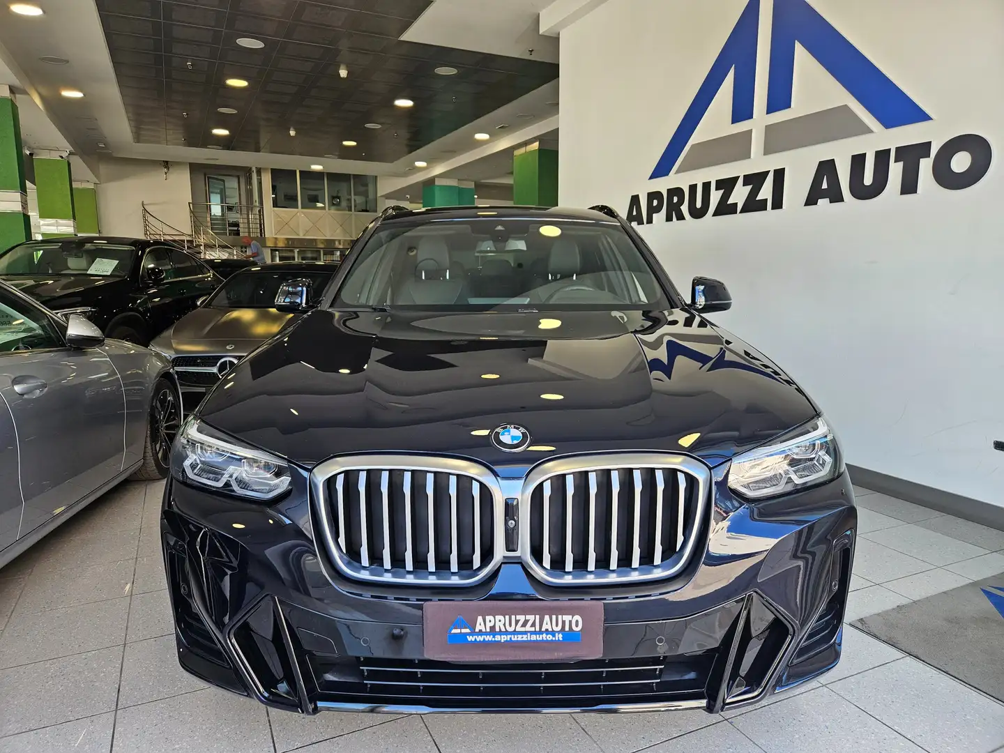 BMW X3 xdrive20d mhev 48V Msport auto RETROCAM NAVI PELLE Nero - 2