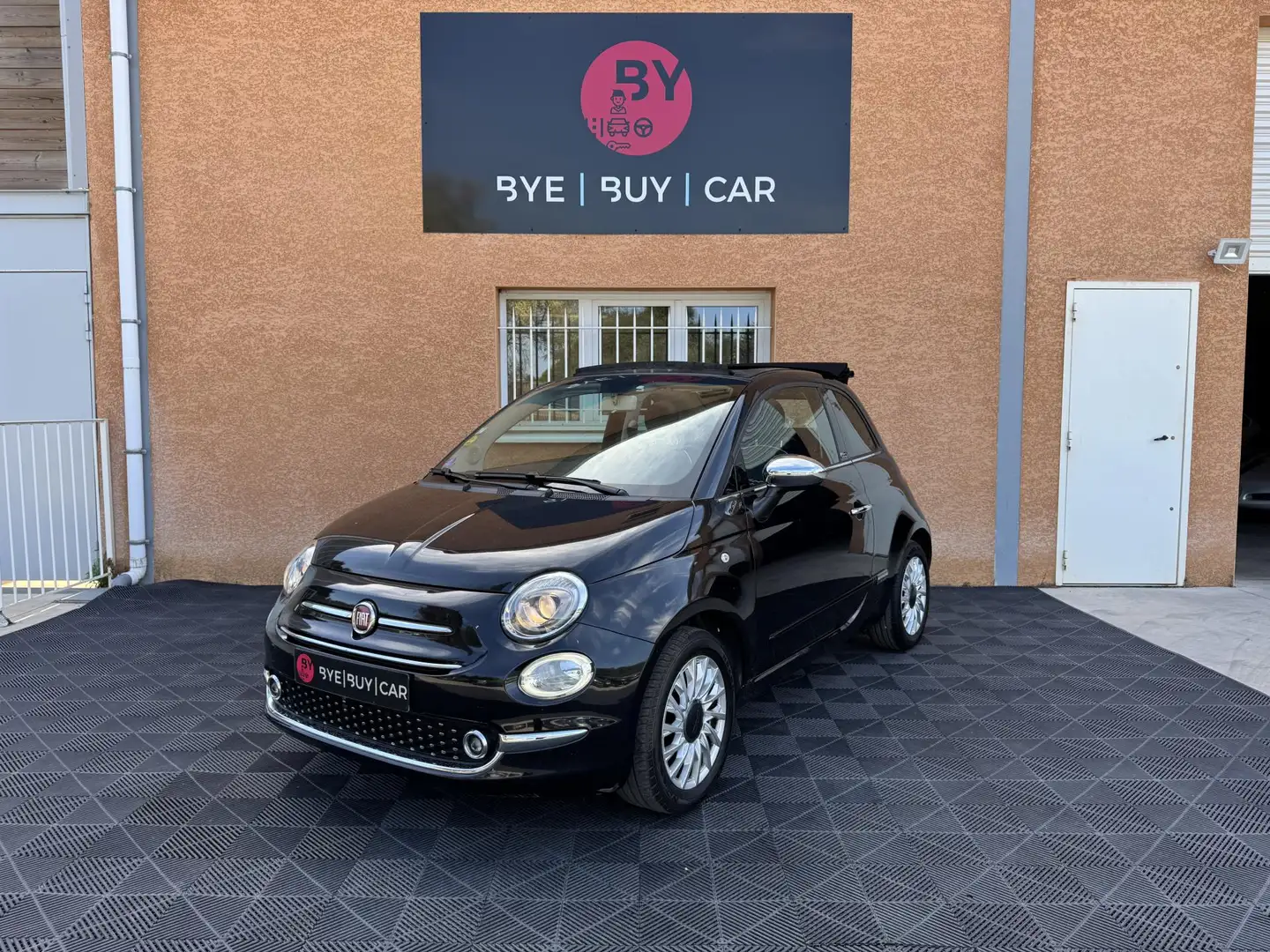 Fiat 500 Cabriolet 1.2i - 69 - BV Dualogic Nero - 1
