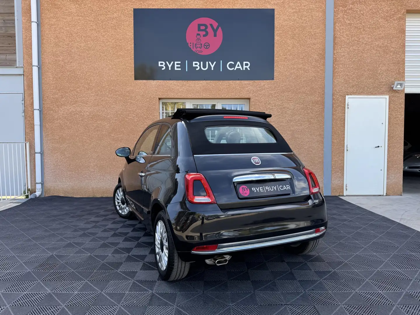 Fiat 500 Cabriolet 1.2i - 69 - BV Dualogic Nero - 2