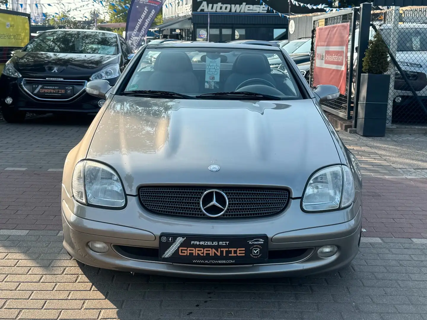 Mercedes-Benz SLK 200 Kompressor*Aut.*Leder*Shz*Temp.*17"AMG* Silber - 2