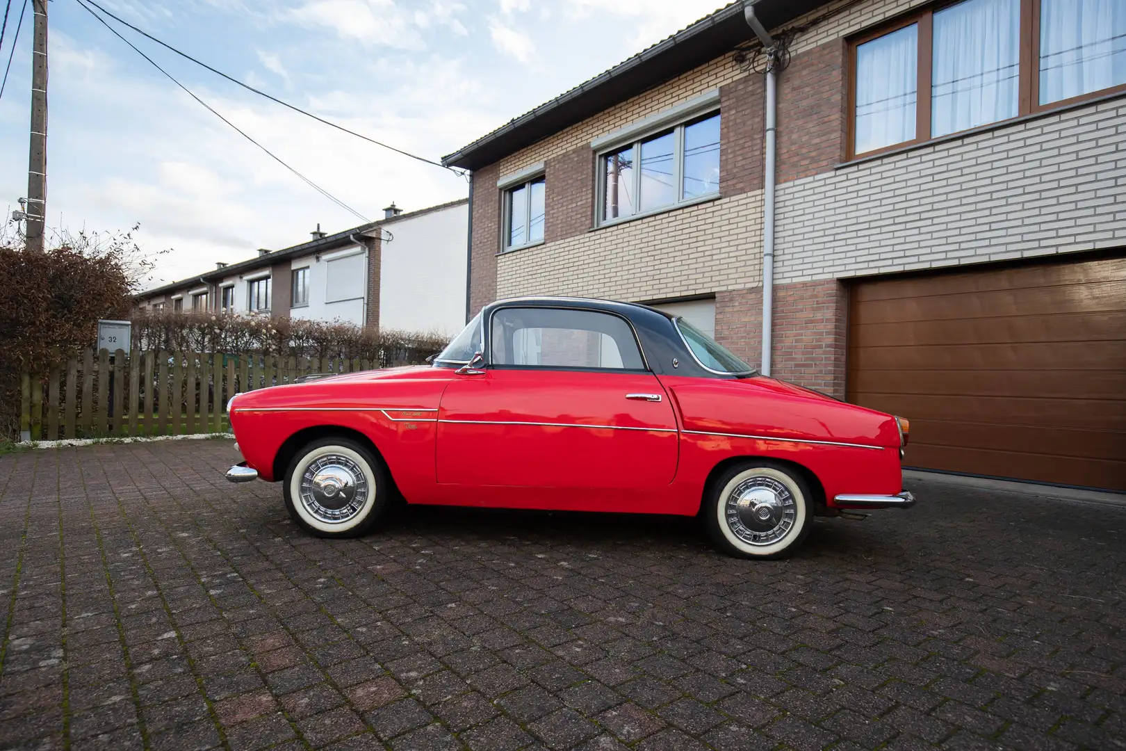 Fiat 600 Coupe Viotti Rood - 1