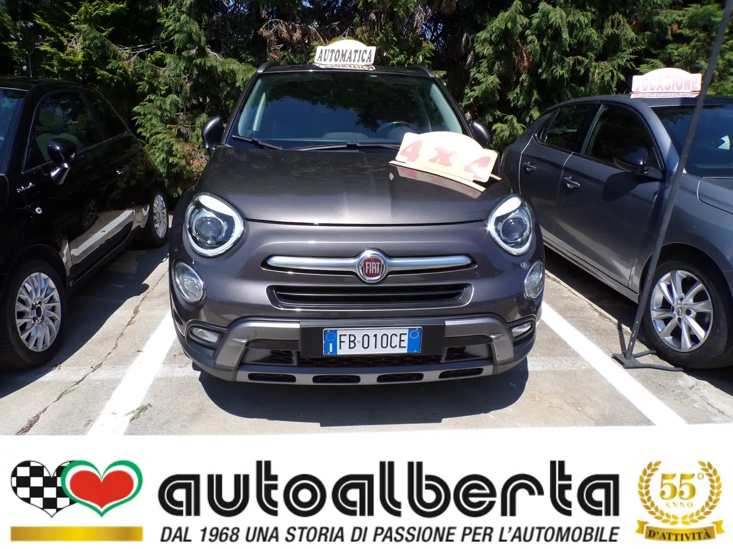 Fiat 500X 4x4 Cross Plus 2.0 mjt 140cv Automatica Grigio - 2