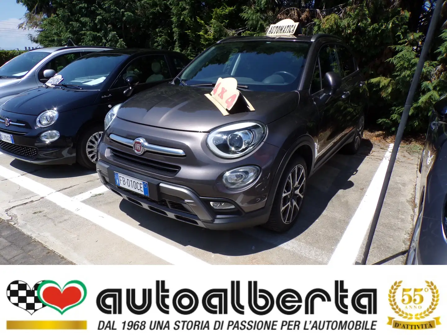Fiat 500X 4x4 Cross Plus 2.0 mjt 140cv Automatica Grigio - 1