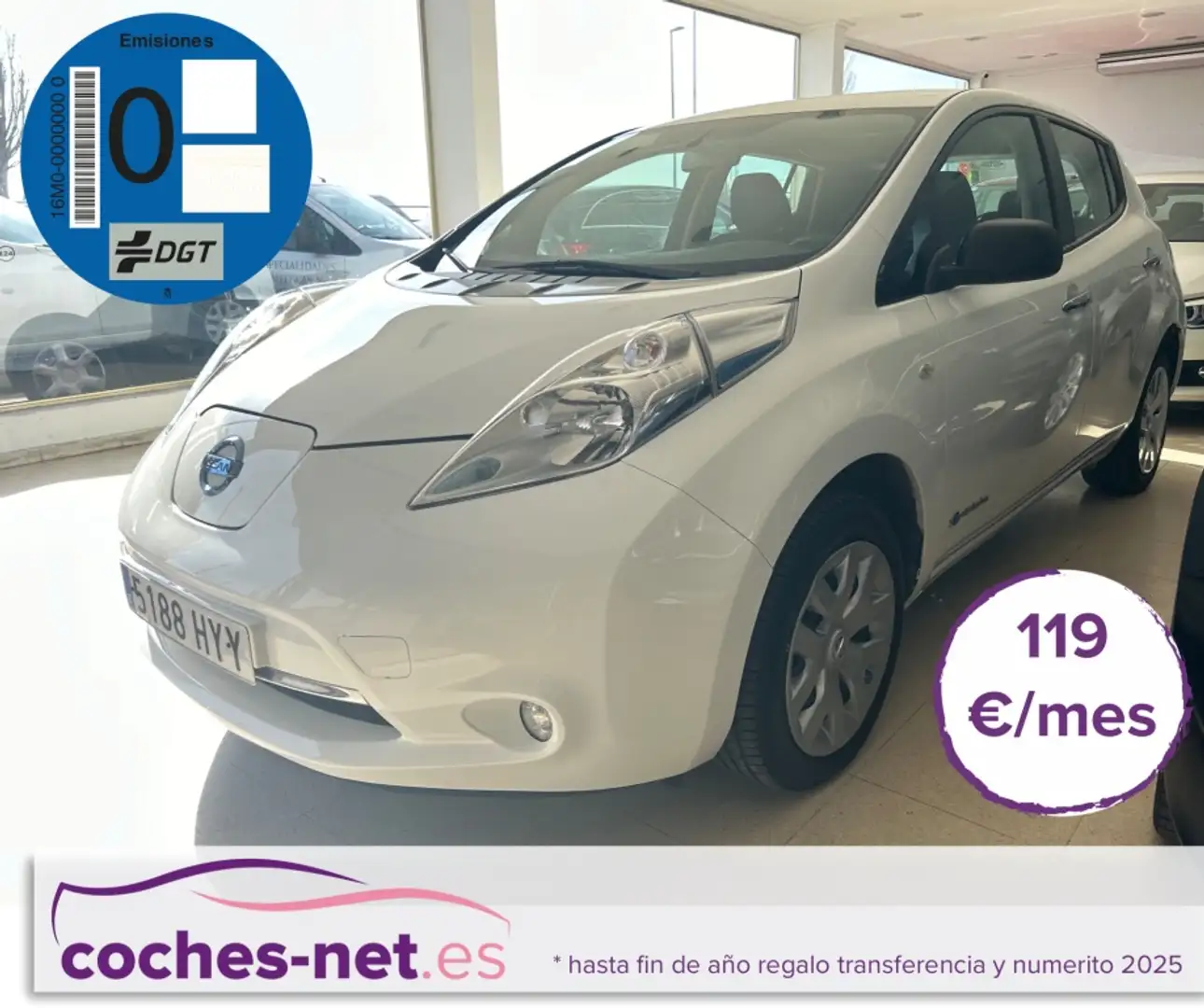 Nissan Leaf FLEX Visia White - 1