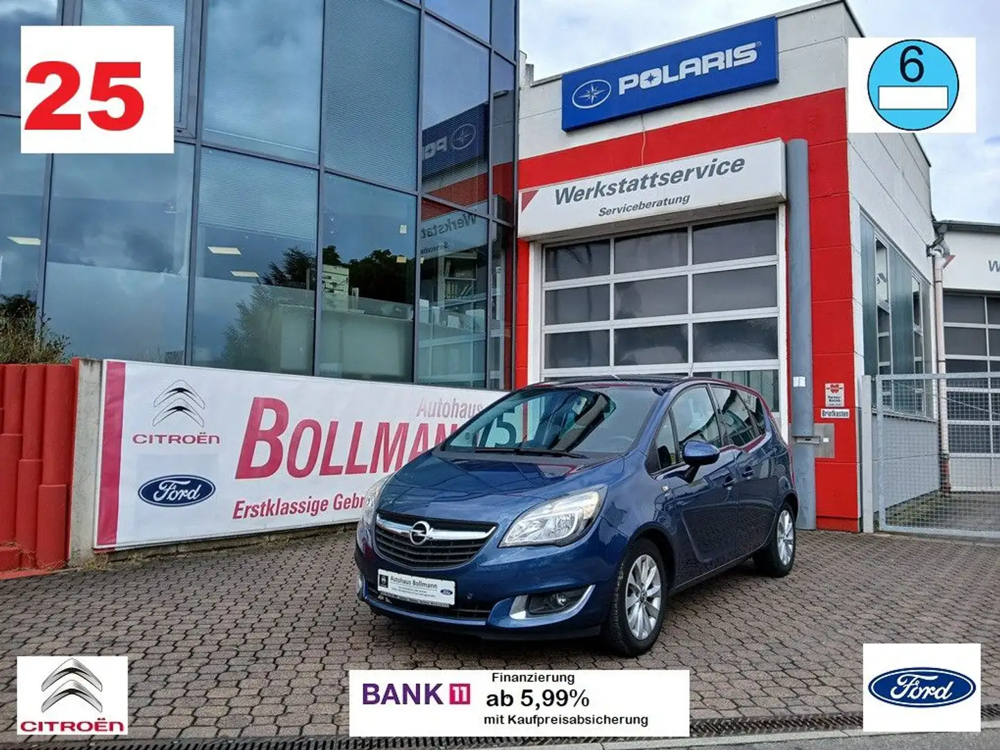 Opel Meriva B Active Blau - 1