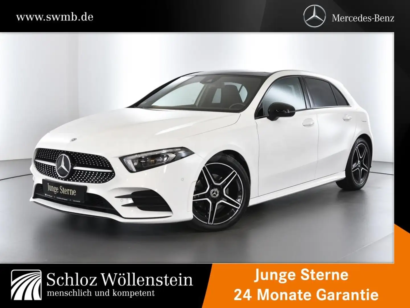 Mercedes-Benz A 180 d AMG/Night/MULTIBEAM/DISTRONIC/PanoD/RfCam Weiß - 1