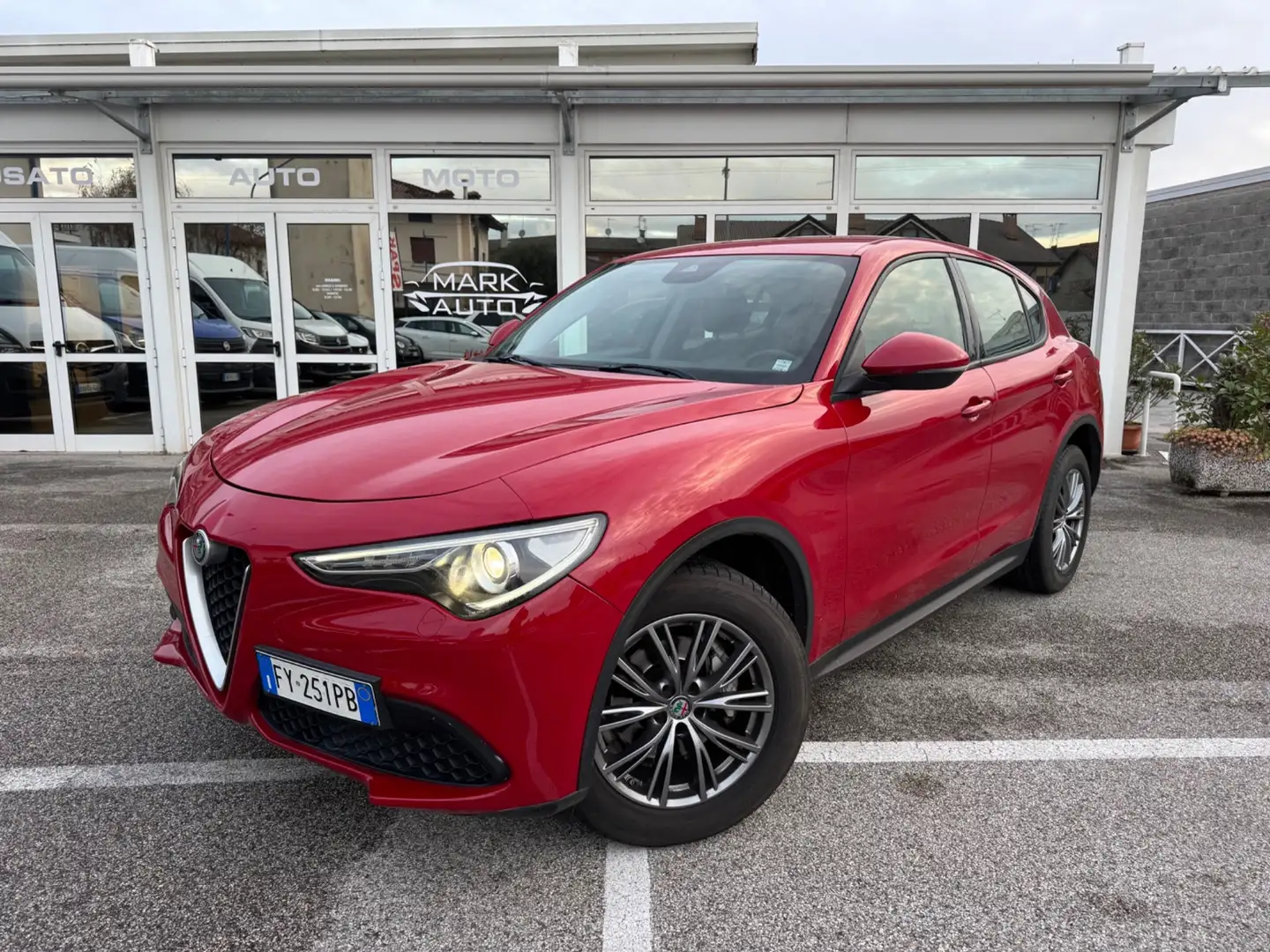 Alfa Romeo Stelvio 2.2 Turbodiesel 190 CV AT8 Q4 Super Rosso - 1