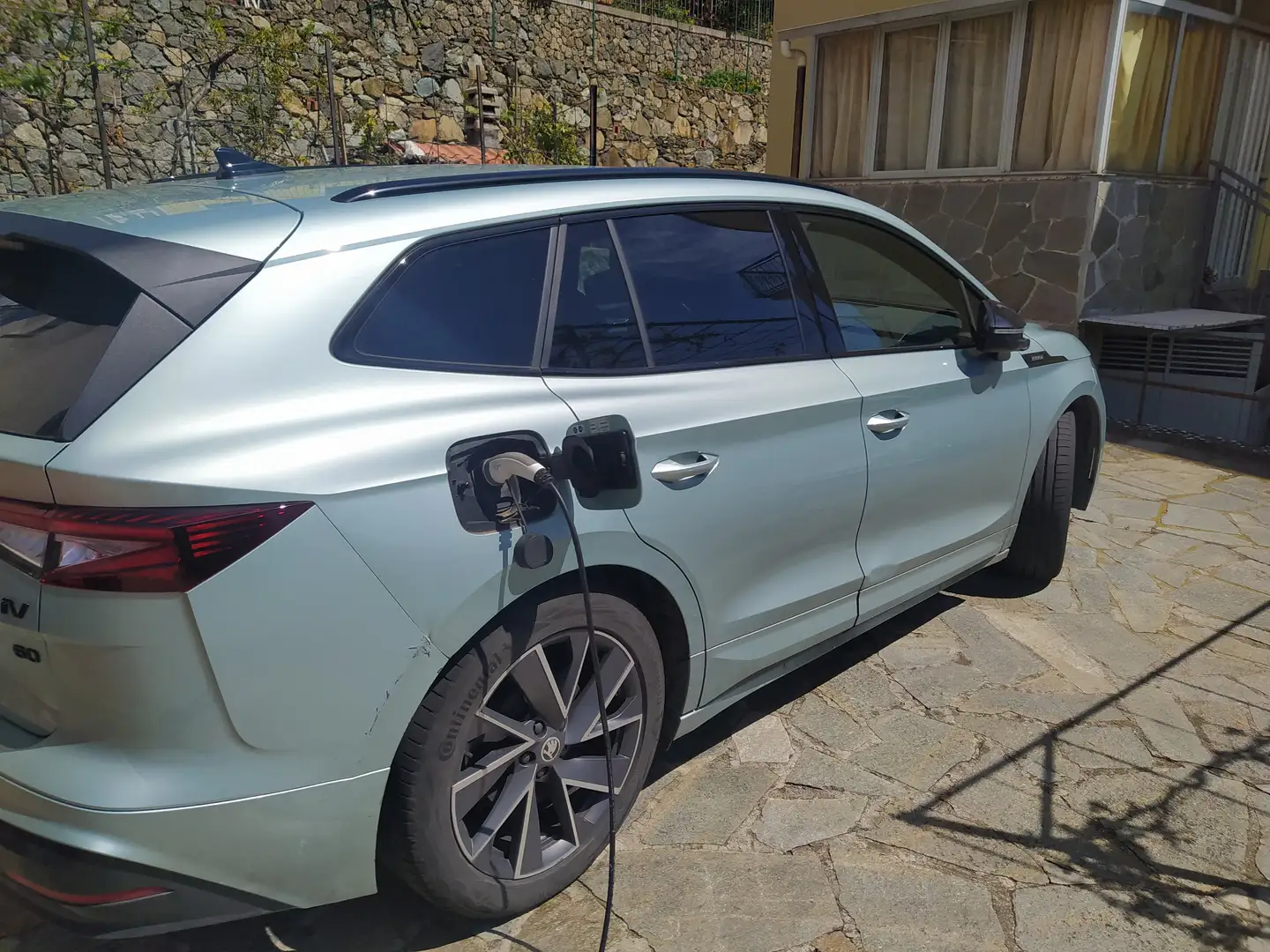 Skoda Enyaq Enyaq iV iV 60 Sportline Bianco - 2
