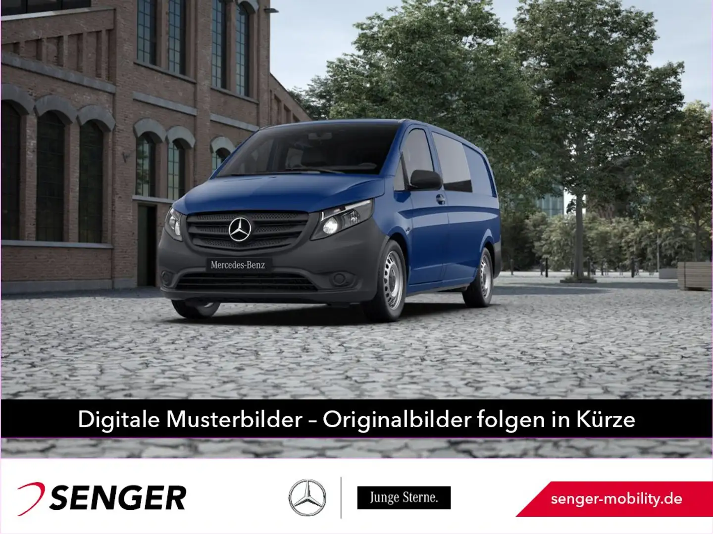 Mercedes-Benz Vito 114 CDI Mixto lang Klima Radio AHK Holz DAB Blau - 1