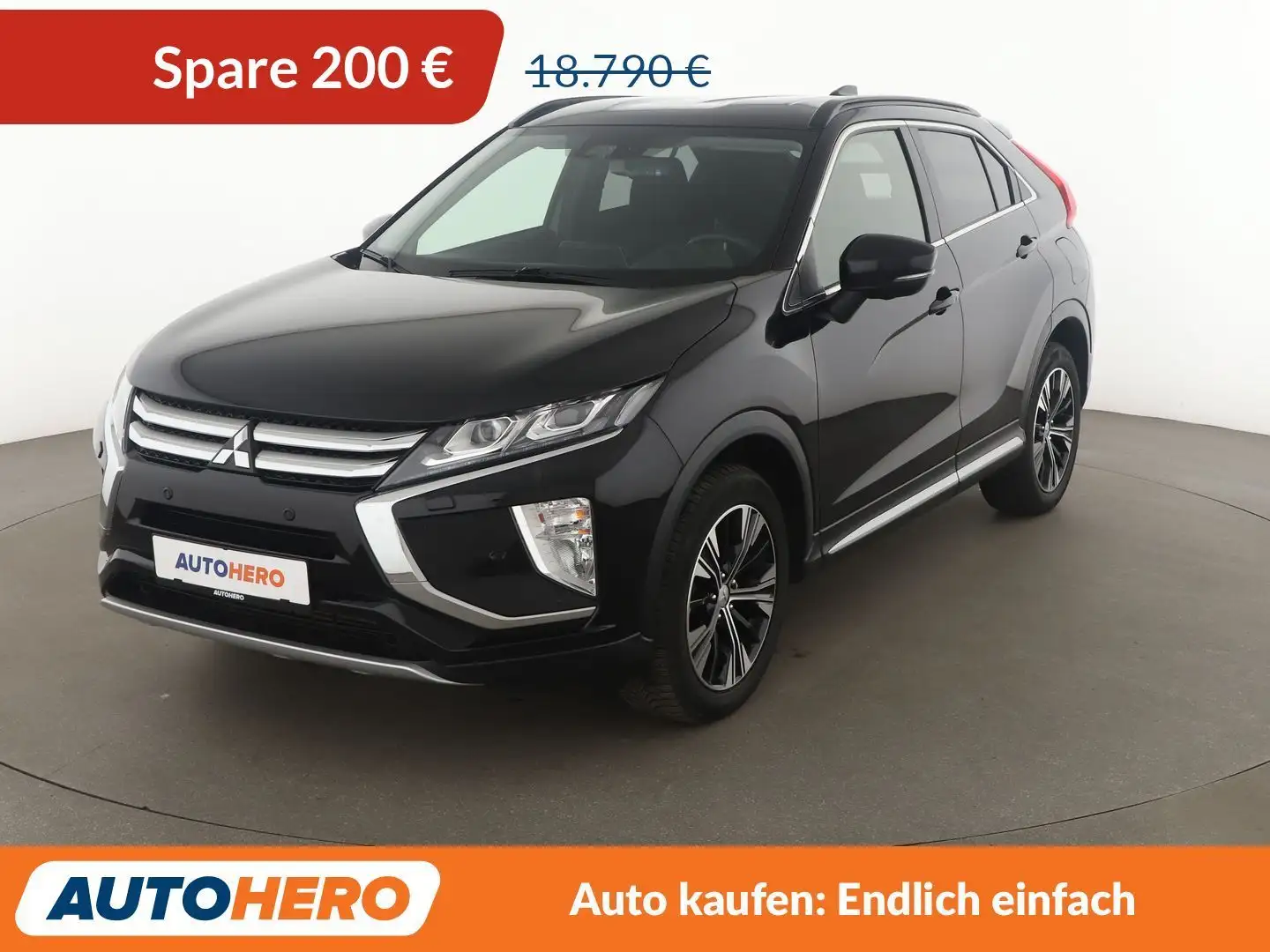 Mitsubishi Eclipse Cross 1.5 T-MIVEC Diamant Edition+ 4WD Aut.*HEAD-UP*LED* Schwarz - 1