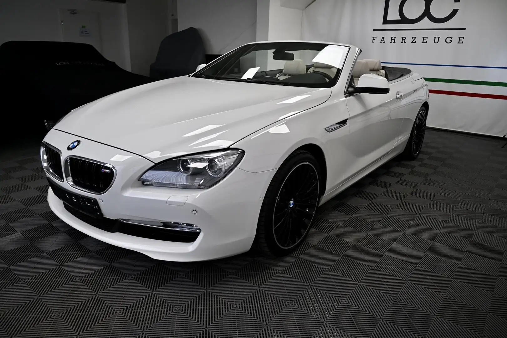 BMW 640 i Cabrio 235 kW (320 PS), Autom. 8-Gang, Heckan... Blanco - 2