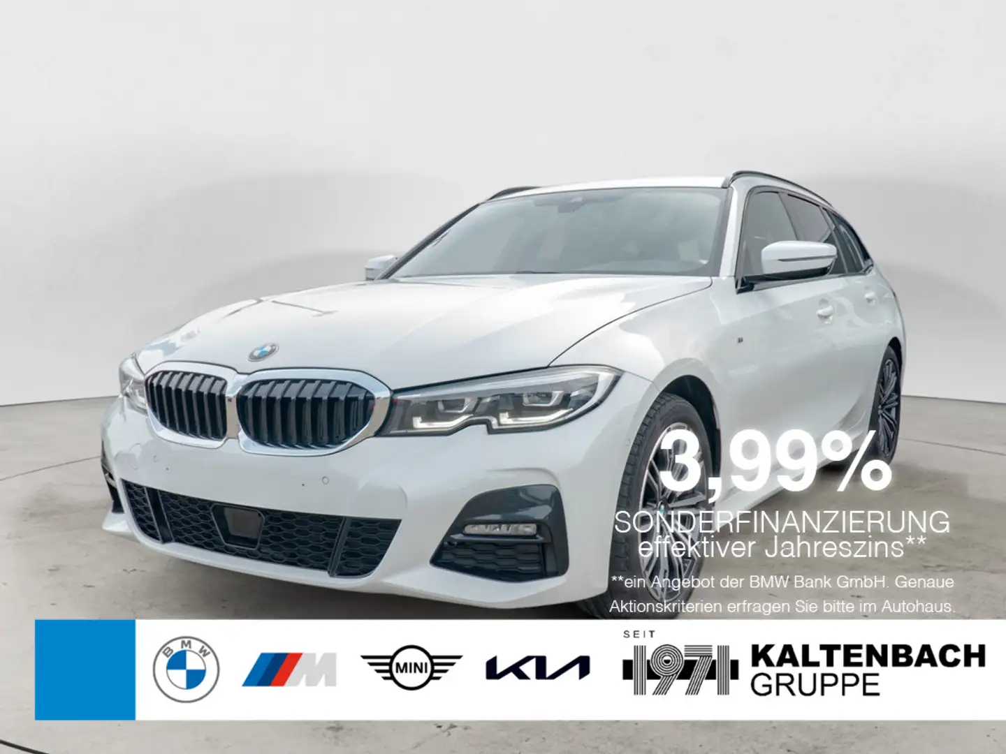 BMW 320 d Touring xDrive M-Sport AHK LED ACC NAVI Wit - 1