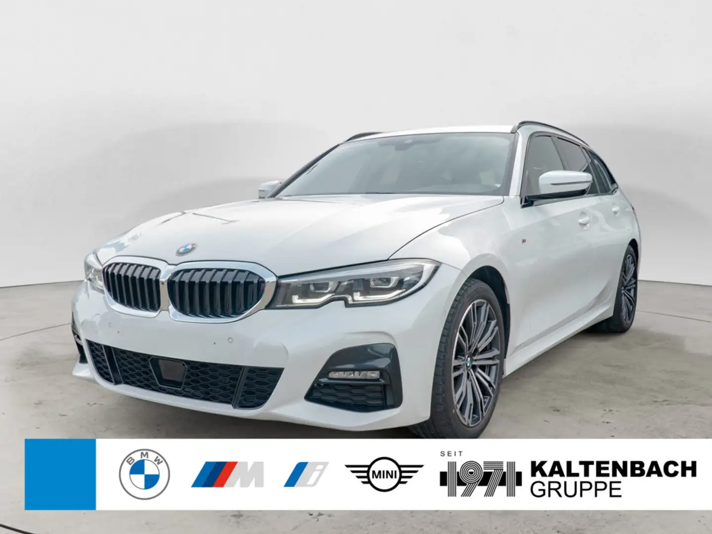 BMW 320 d Touring xDrive M-Sport AHK LED ACC NAVI Weiß - 1