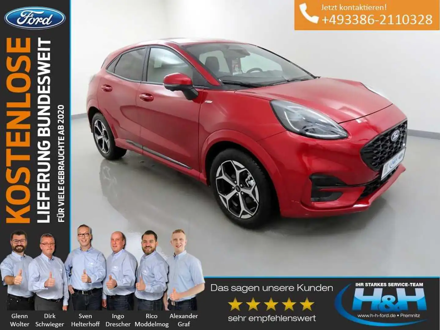 Ford Puma 1.0 M-Hybrid ST-Line AHK+iACC Rot - 1