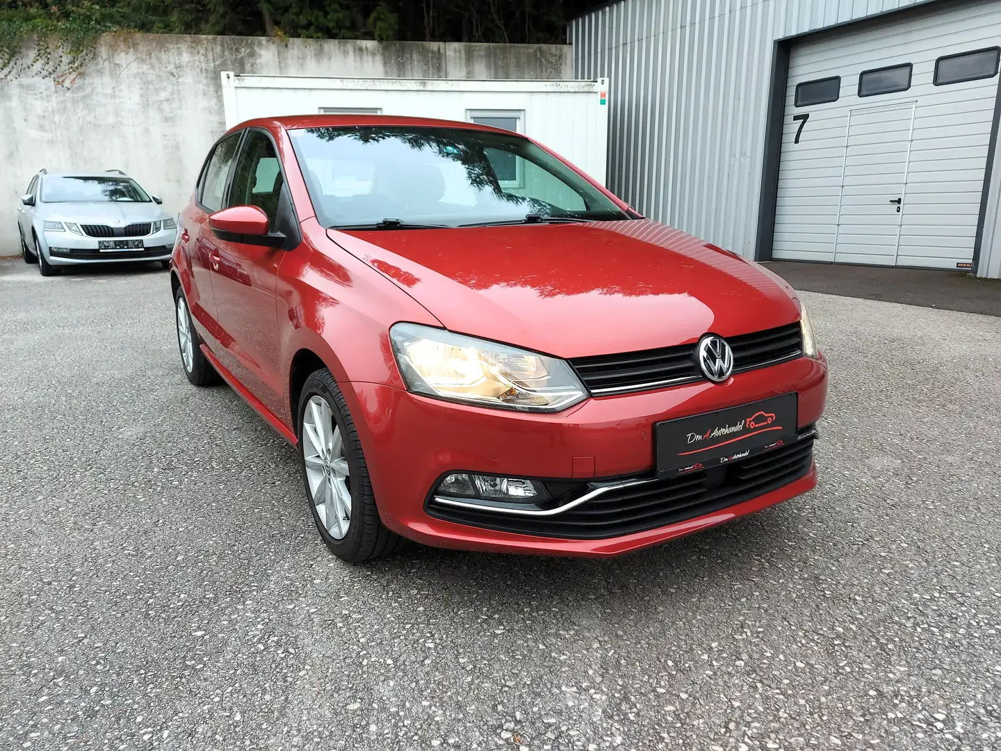 Volkswagen Polo Highline 1,2 TSI//Tempomat//Klimatronik// Rot - 1
