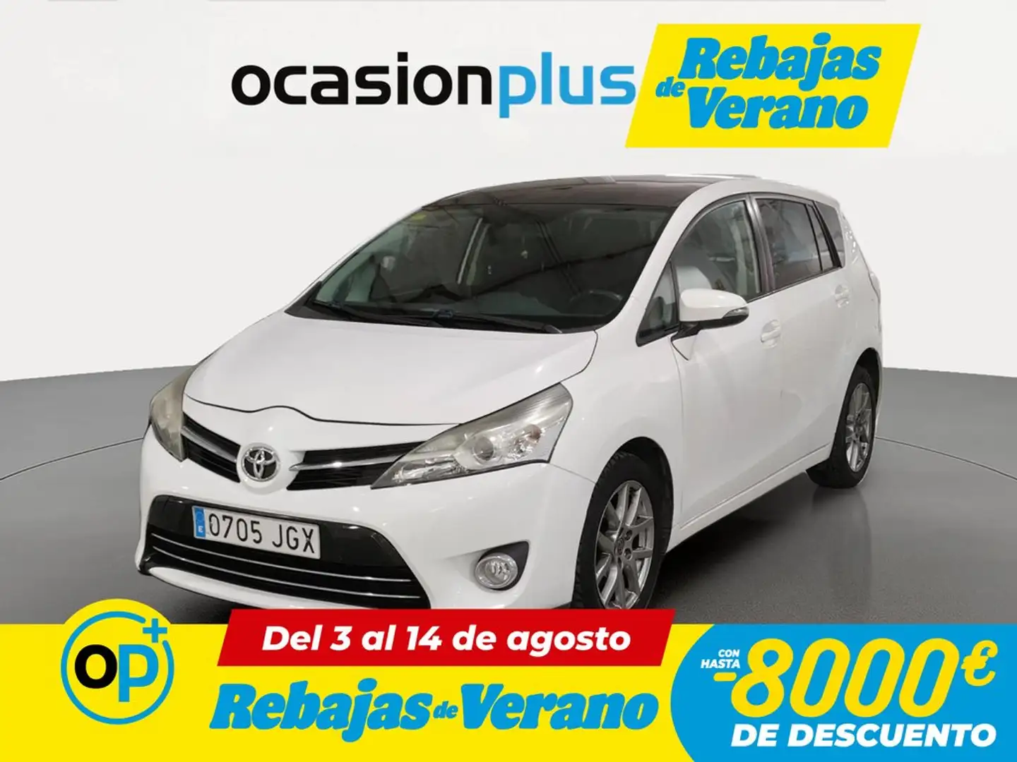 Toyota Verso 115D Advance 7pl. Blanco - 1