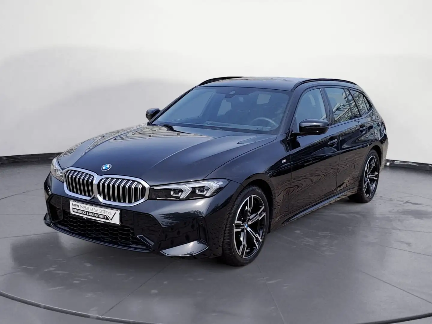 BMW 318 d Touring M Sportpaket Klimaaut. Noir - 2
