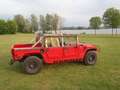HUMMER H1 4pers. Cabrio grijs kenteken, Klein rijbewijs Червоний - thumbnail 8