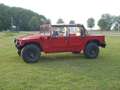 HUMMER H1 4pers. Cabrio grijs kenteken, Klein rijbewijs Червоний - thumbnail 2
