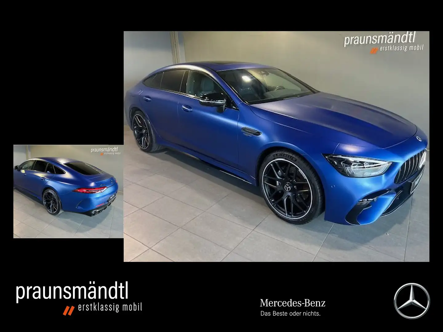 Mercedes-Benz AMG GT GT 53 4M AMG Night MuBeam/GlasSD/Sound/Totw./360 Blau - 1