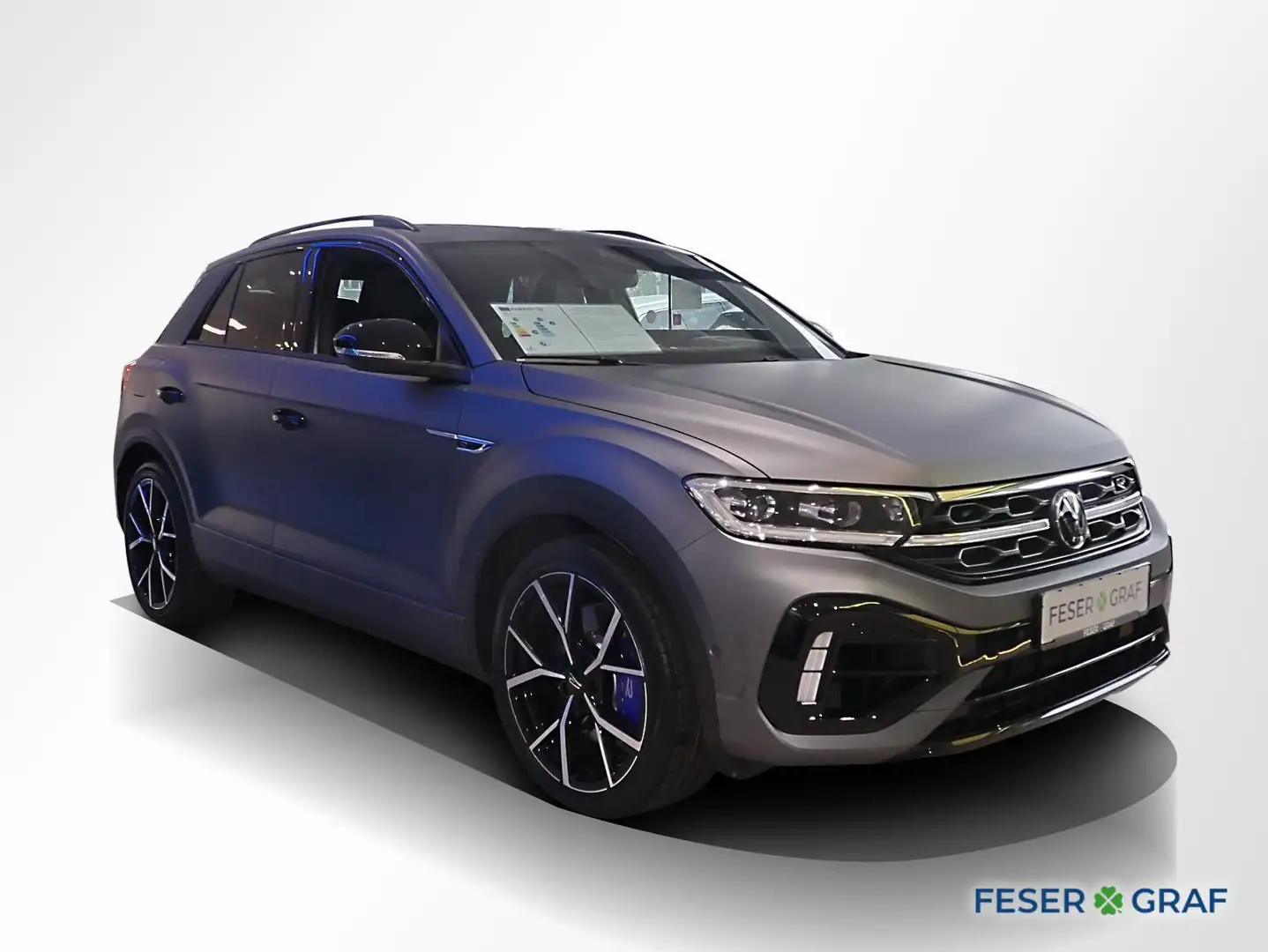 Volkswagen T-Roc R 2.0 TSI 4M Black DSG AHK Leder Pano RüKa Grigio - 2