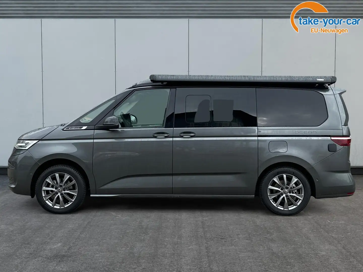 Volkswagen T7 California Ocean AHK+MARKISE+GJR+NAVI+KAMERA+MATRIX-LED 2.... Grau - 2