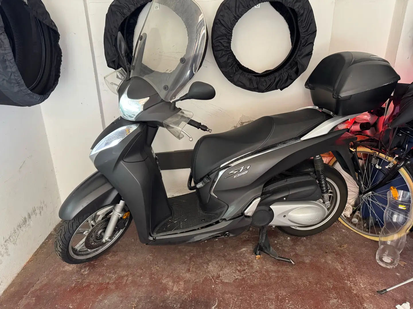 Honda SH 300 bauletto ed antifurto Чорний - 1