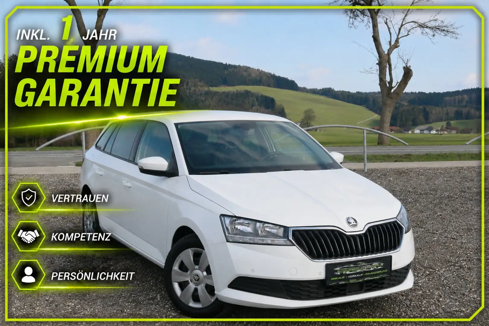 Skoda Fabia Combi*Navi*LED*2xParkhilfe*Assistent*Freisprech Weiß - 1