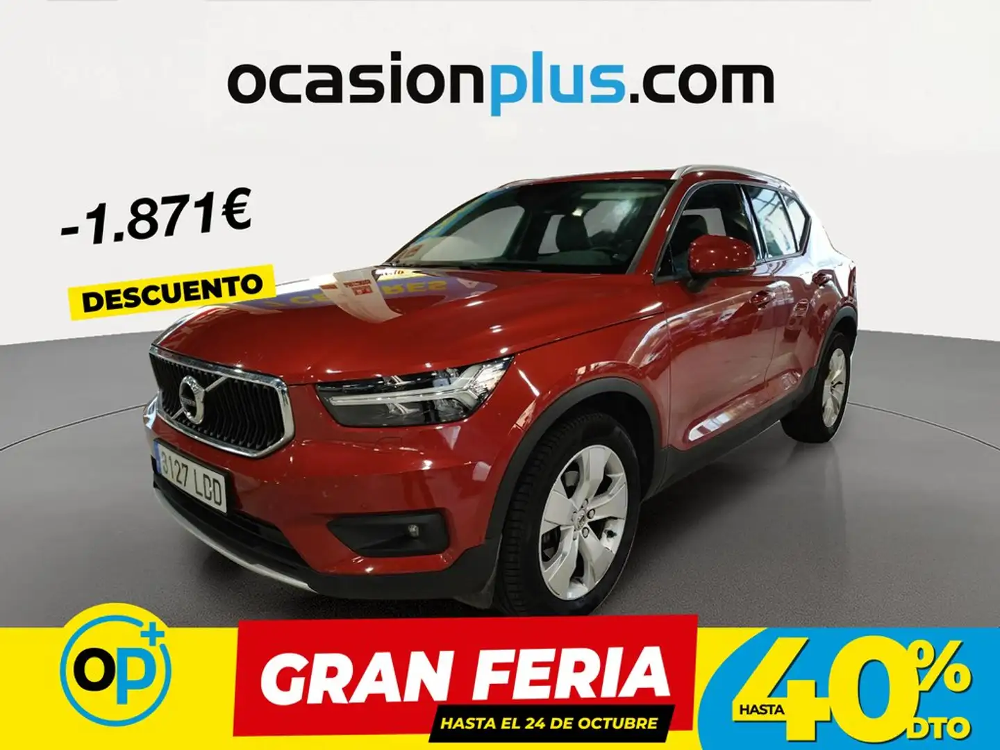 Volvo XC40 D3 Business Plus Aut. Rojo - 1