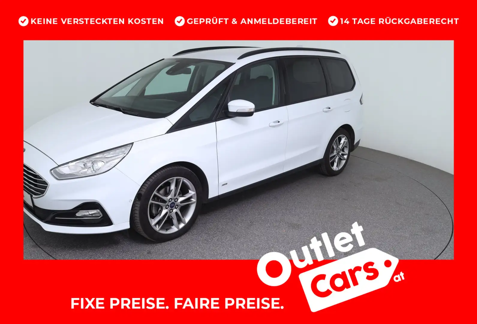 Ford Galaxy 2,0 EcoBlue SCR AWD Trend Aut. Weiß - 1