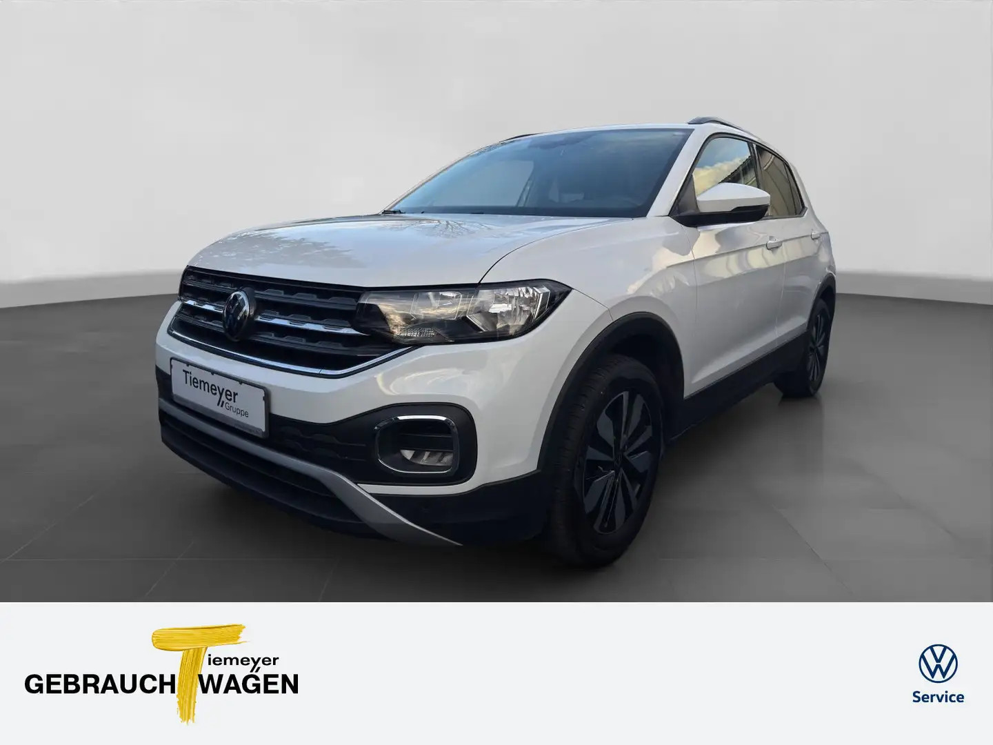 Volkswagen T-Cross 1.0 TSI MOVE PDC DAB+ KLIMA SITZHZG AHK Weiß - 1