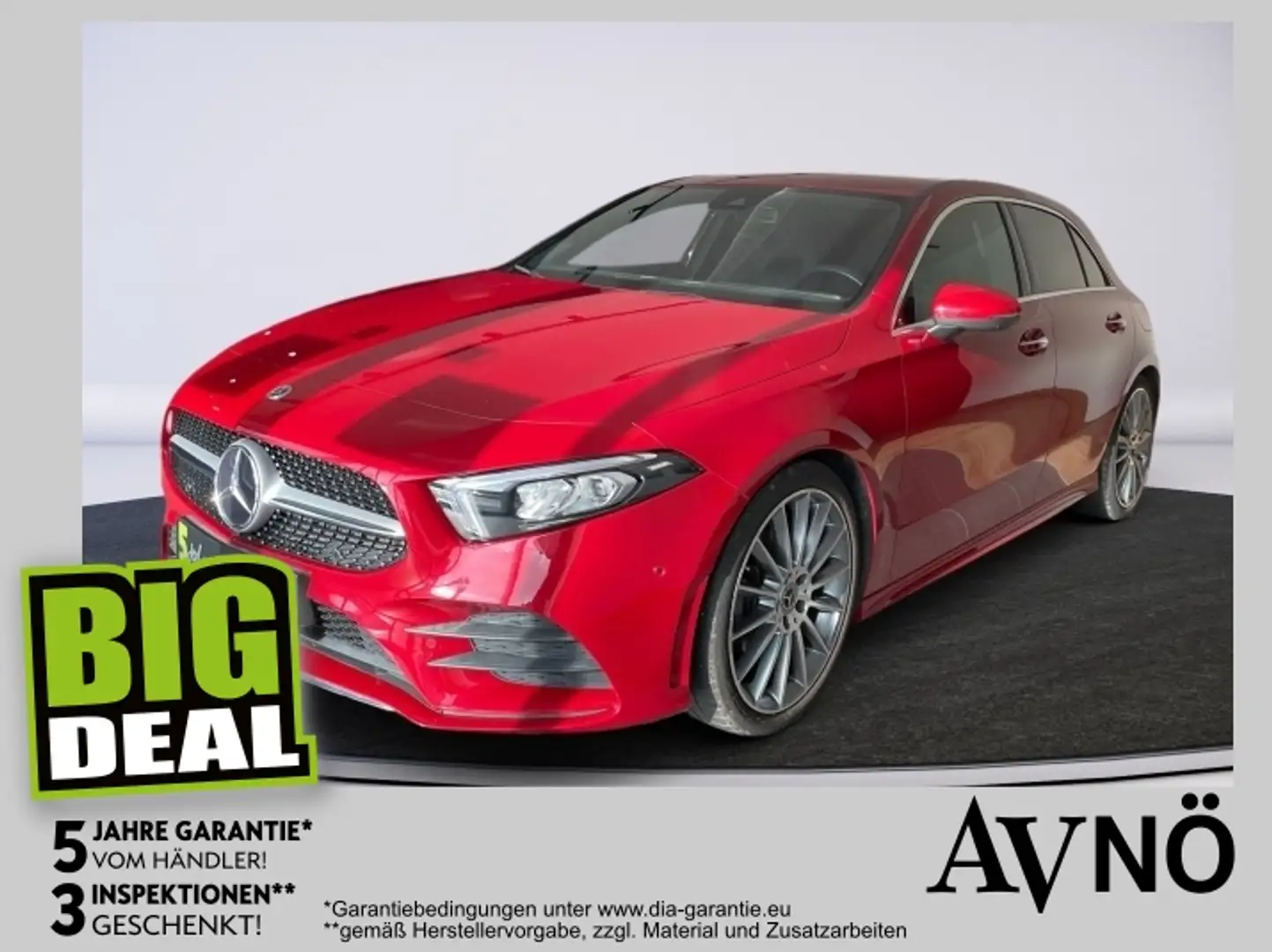 Mercedes-Benz A 180 Kompaktlimousine Kamera Sportsitze Rojo - 1