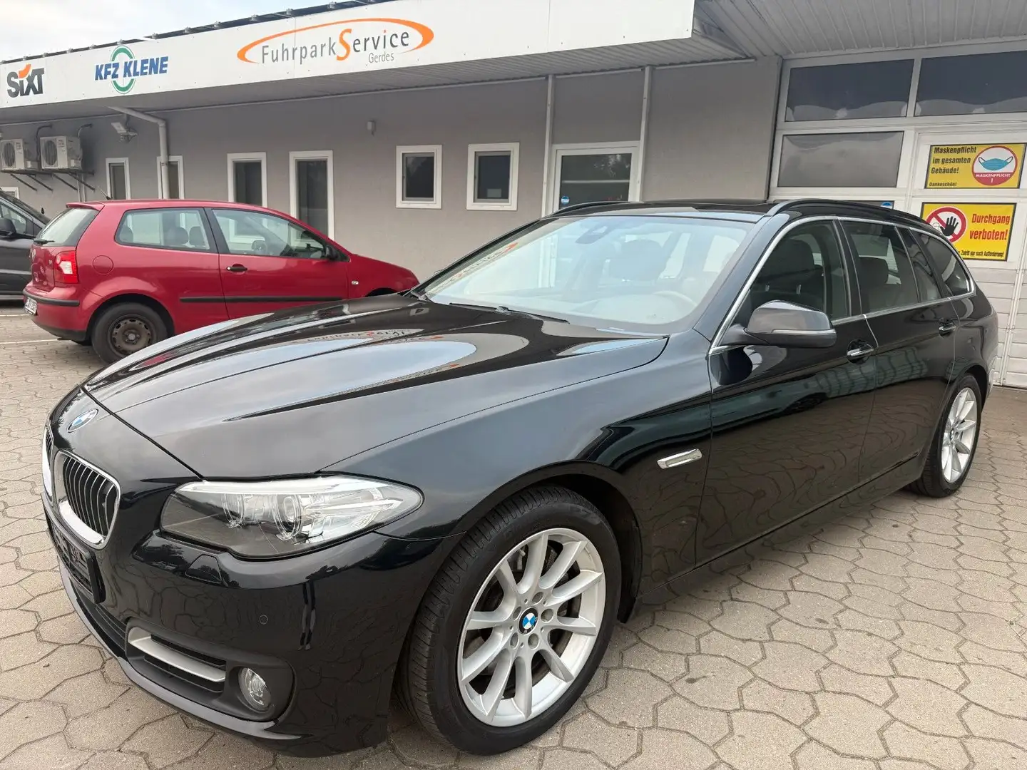 BMW 535 d Touring AHK HUD Leder ACC Nachtsicht Voll Schwarz - 2