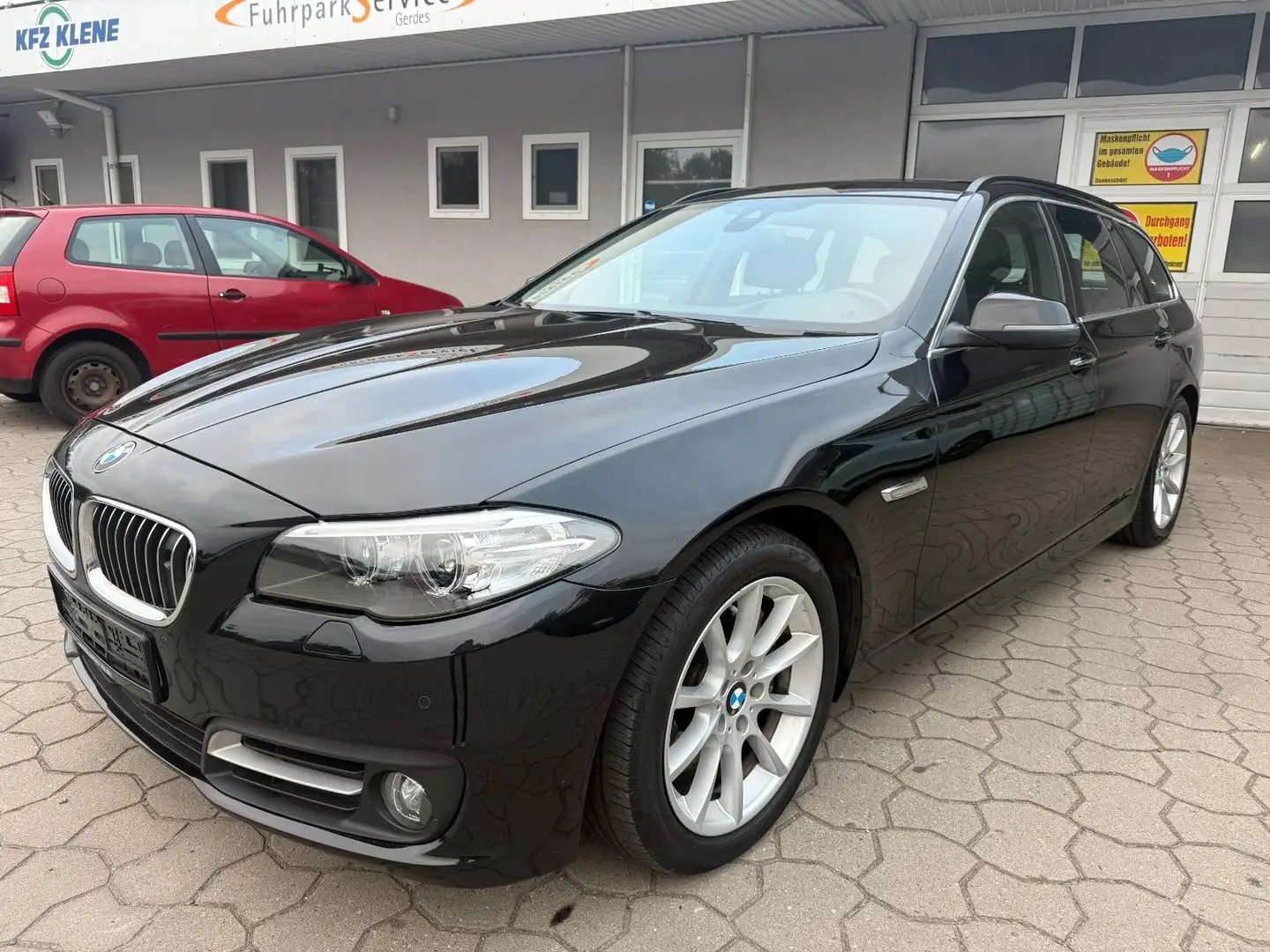 BMW 535 d Touring AHK HUD Leder ACC Nachtsicht Voll Schwarz - 1