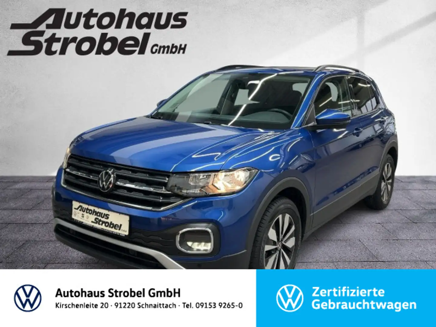 Volkswagen T-Cross 1.5 TSI DSG "MOVE" ab 3,99% ACC Navi Kam Blau - 1