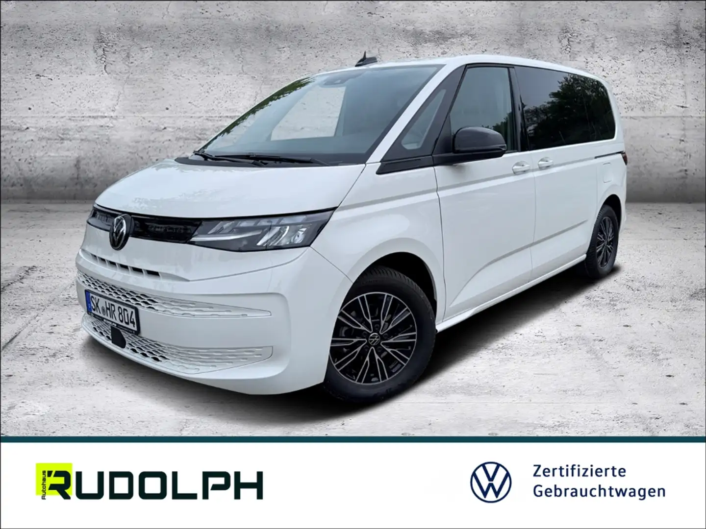 Volkswagen T7 Multivan Basis KÜ 2.0 TDI DSG 7-Sitzer Kamera LED BT SHZ Kl Weiß - 1