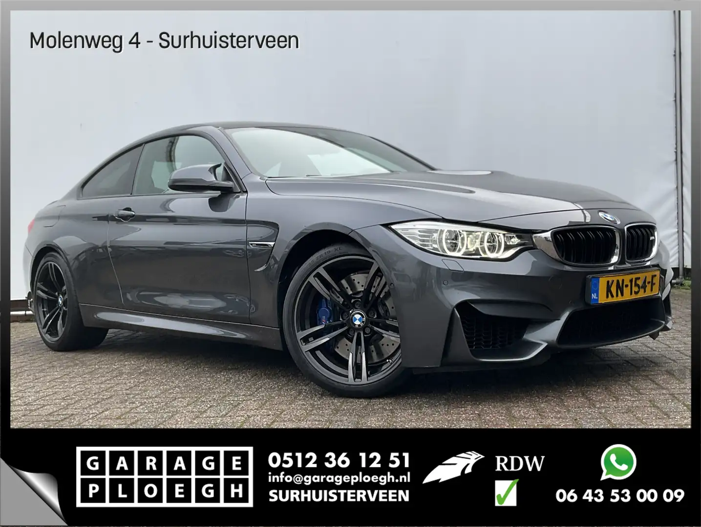 BMW M4 4-serie Coupé 432PK HUD 360°Cam Voll.Onderhouden T Grijs - 1