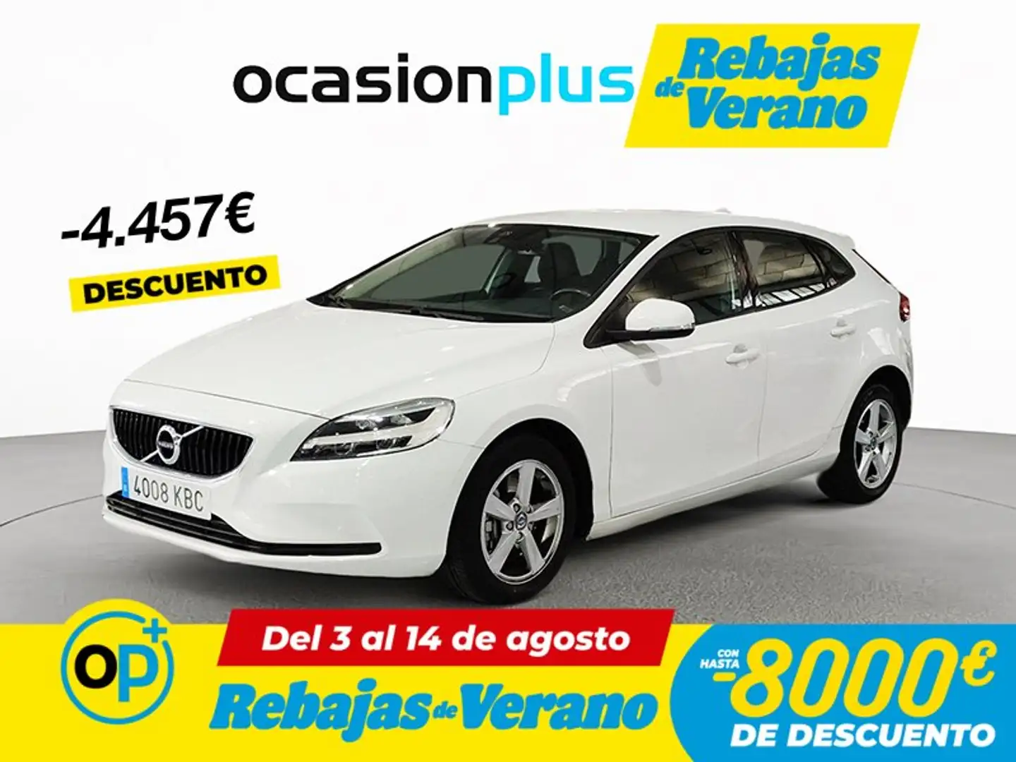 Volvo V40 D3 Momentum Aut. 150 Blanco - 1