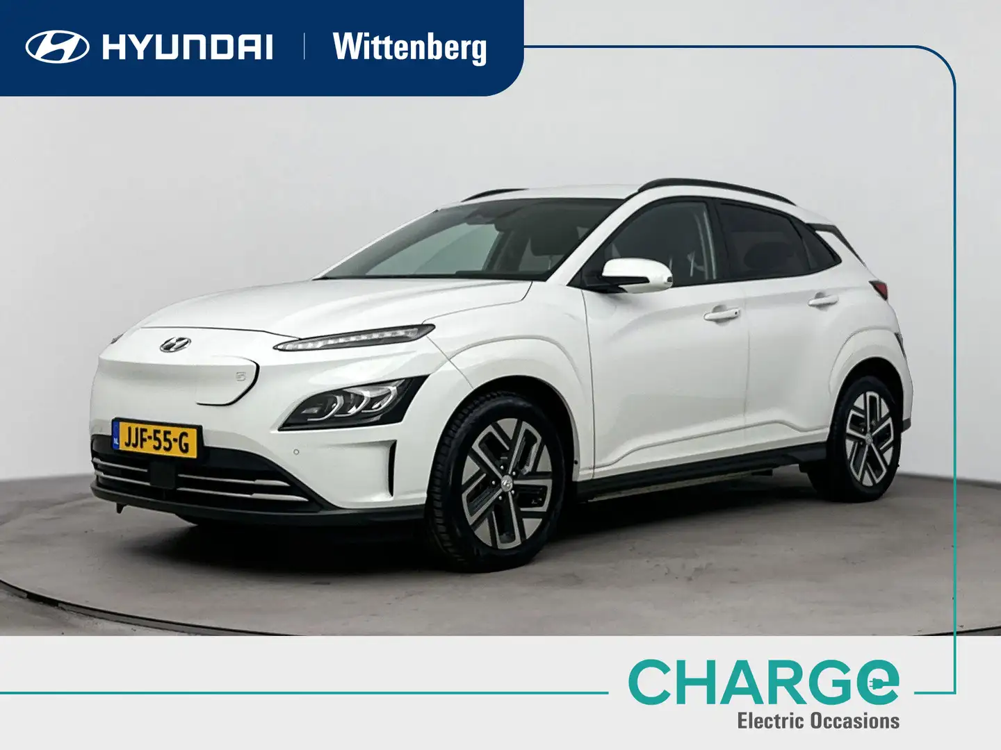 Hyundai KONA EV Premium 64 kWh Edition | Warmtepomp | El. bed. Blanc - 1