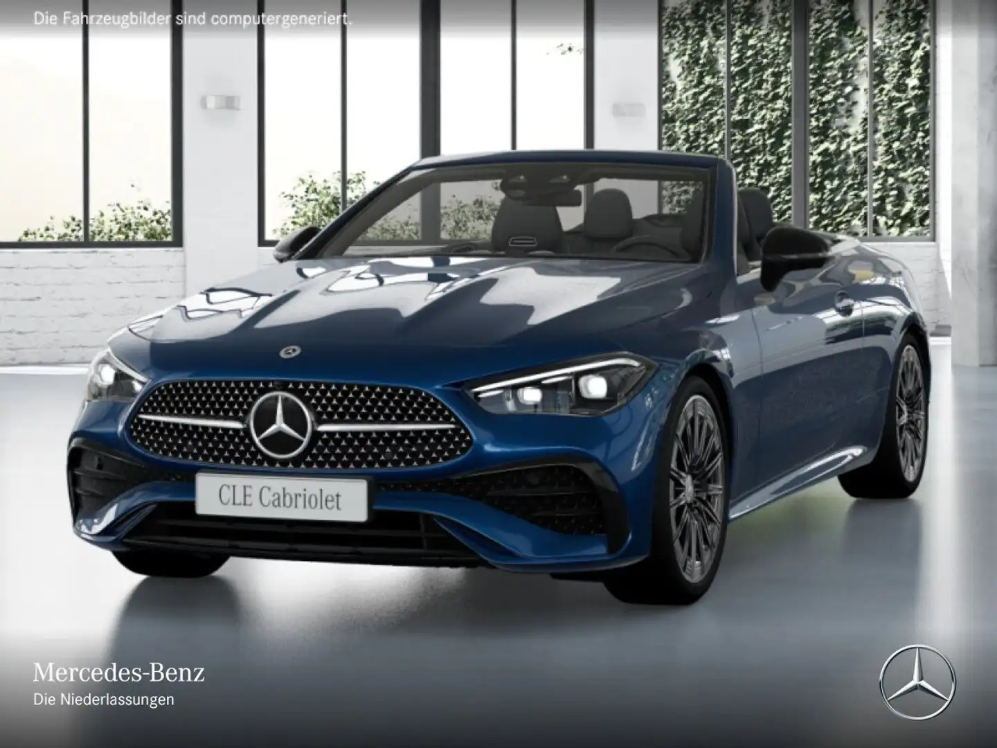 Mercedes-Benz CLE 450 4M AMG+NIGHT+STHZG+BURMESTER+KEYLESS+9G Blu/Azzurro - 2