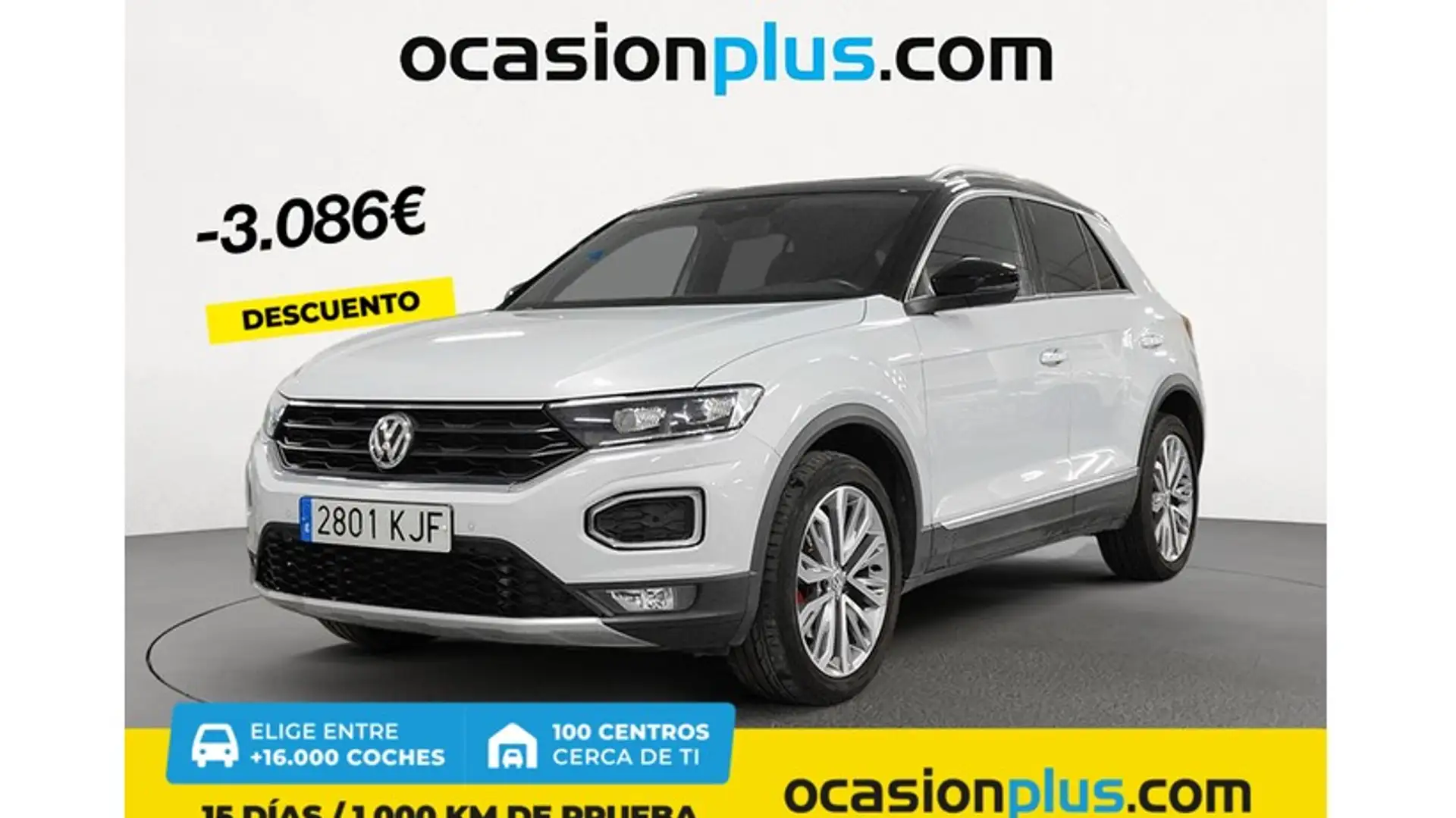 Volkswagen T-Roc 2.0 TSI Sport 4Motion DSG7 Plateado - 1
