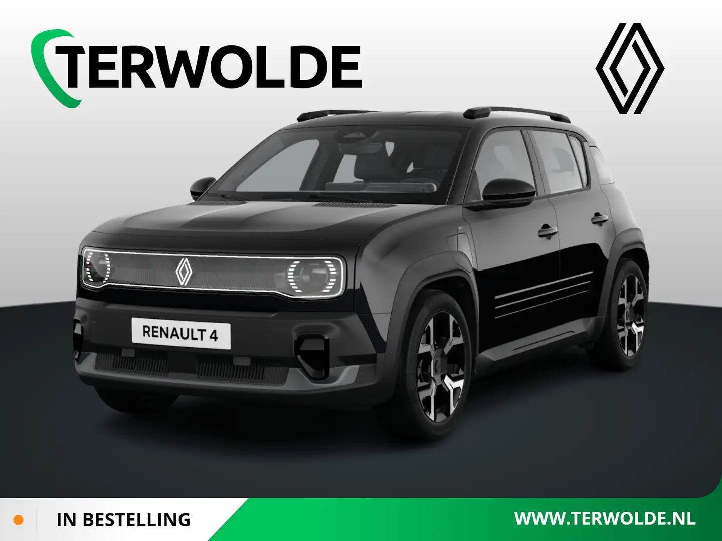 Renault R 4 Techno | Achteruitrijcamera | Elektronisch geregel Schwarz - 1