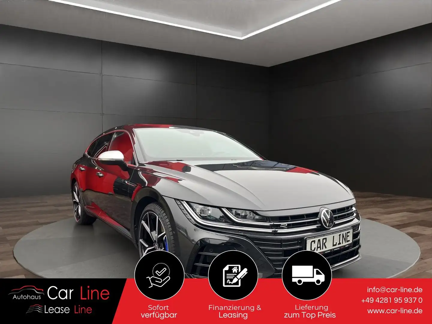 Volkswagen Arteon R SB 4M 2.0 TSI*DSG*MATRIX*IQ.D*360°*ACC Grau - 1