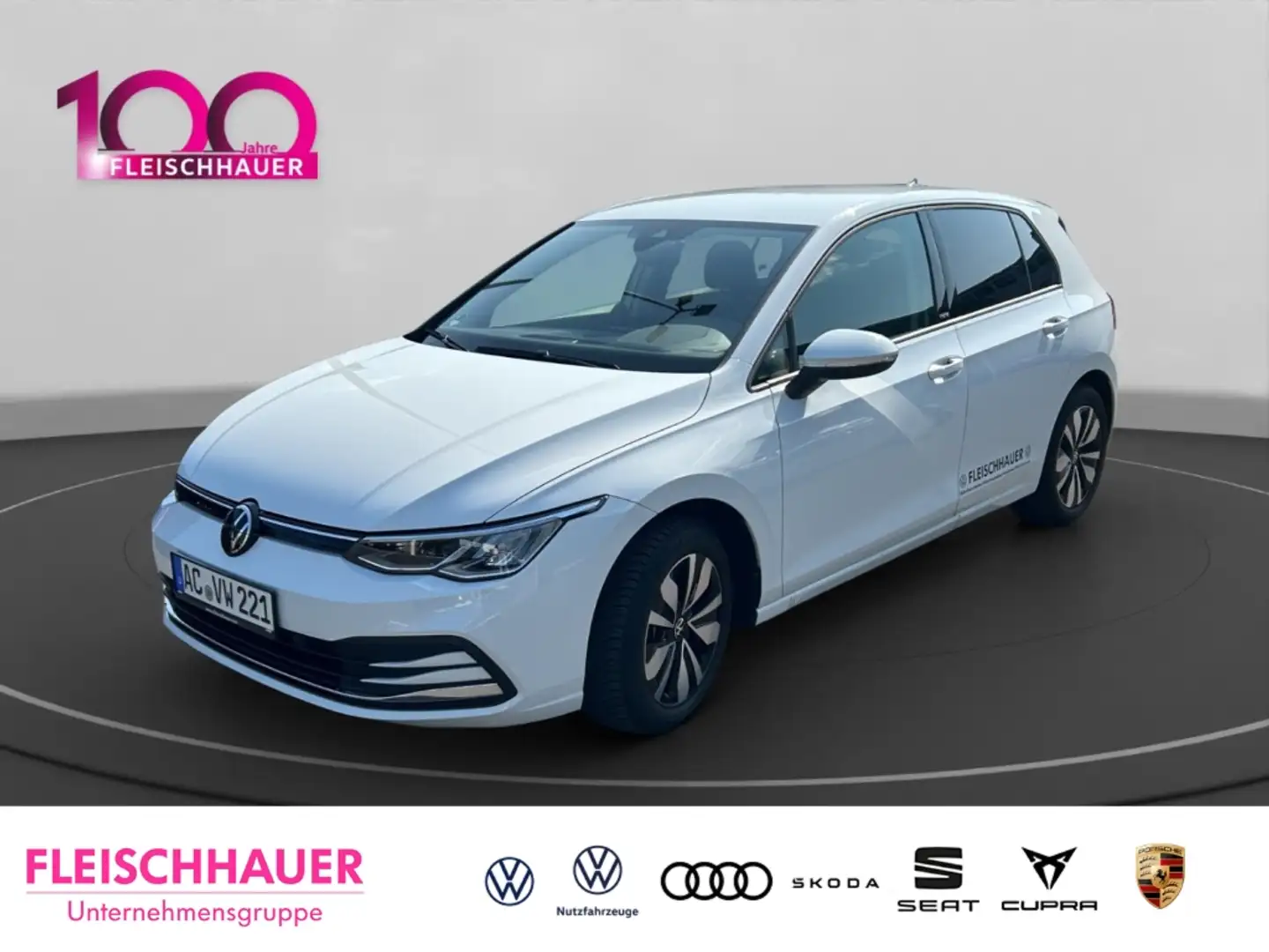 Volkswagen Golf VIII Move 1.5 Life+DAB+NAVI+ACC+SHZ+KAMERA Blanc - 1