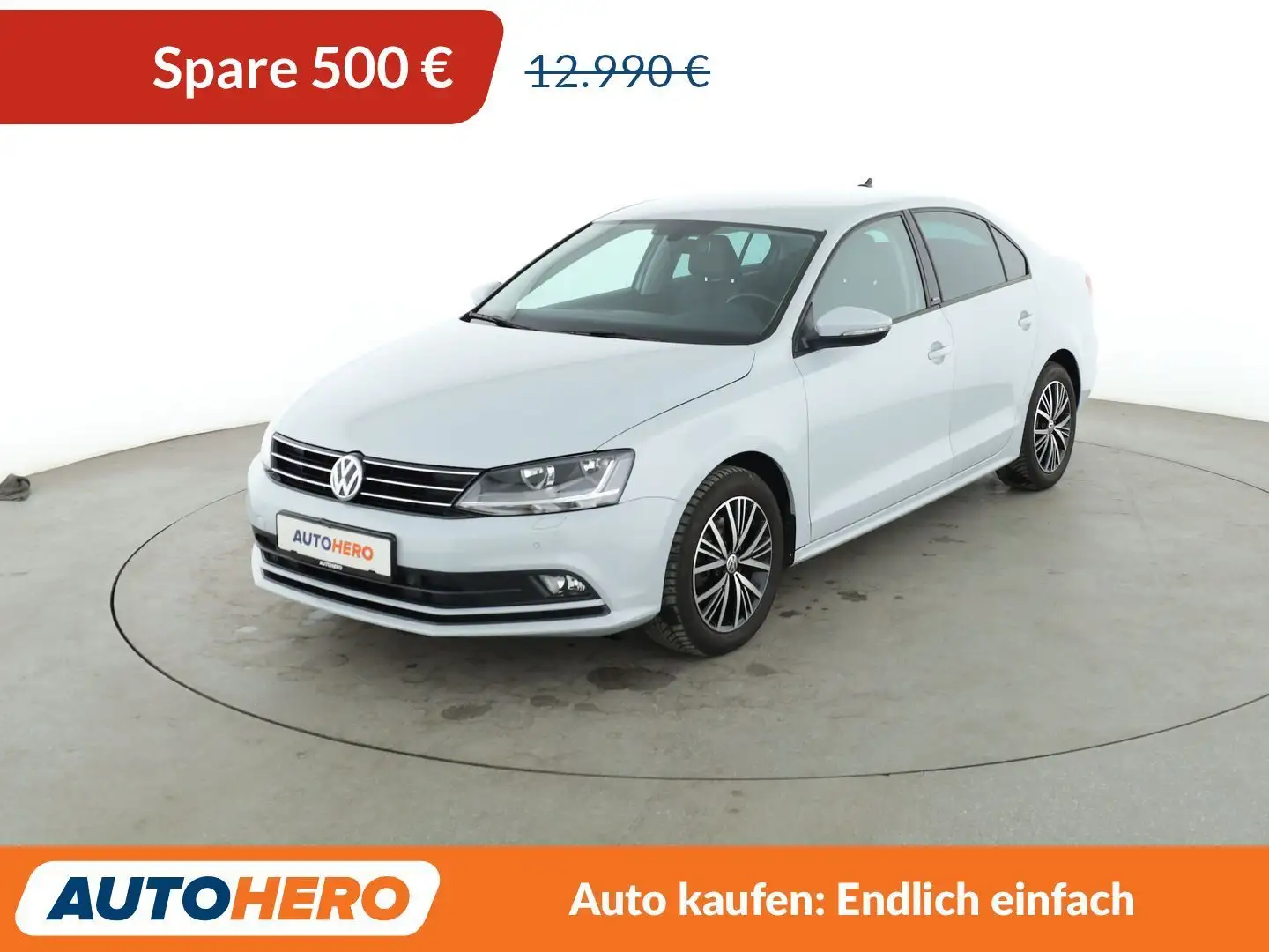 Volkswagen Jetta 1.2 TSI Basis BlueMotion*NAV*TEMPO*PDC*SHZ*BT Weiß - 1